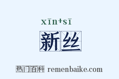 新丝是什么意思的图片